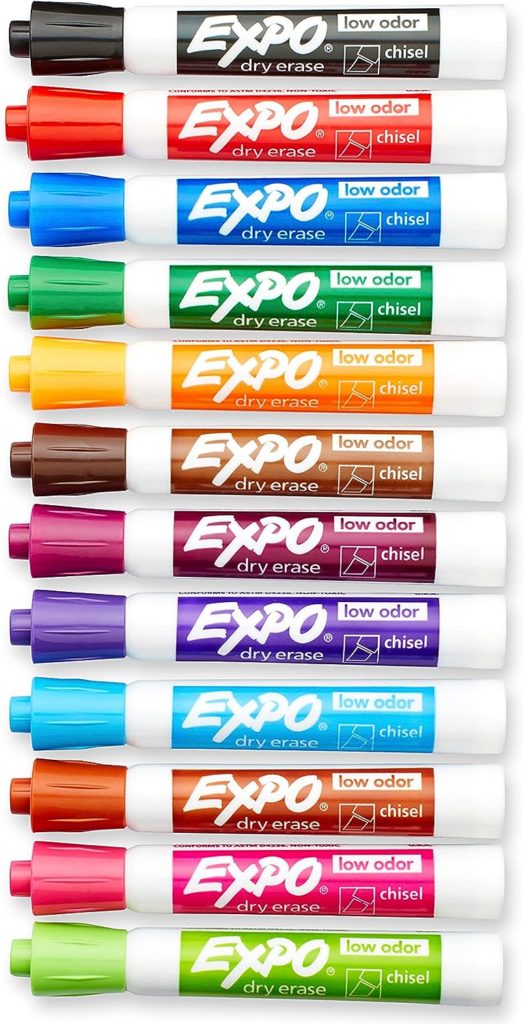 EXPO Low Odor Dry Erase Markers