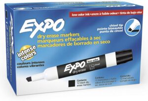 EXPO Low Odor Dry Erase Markers