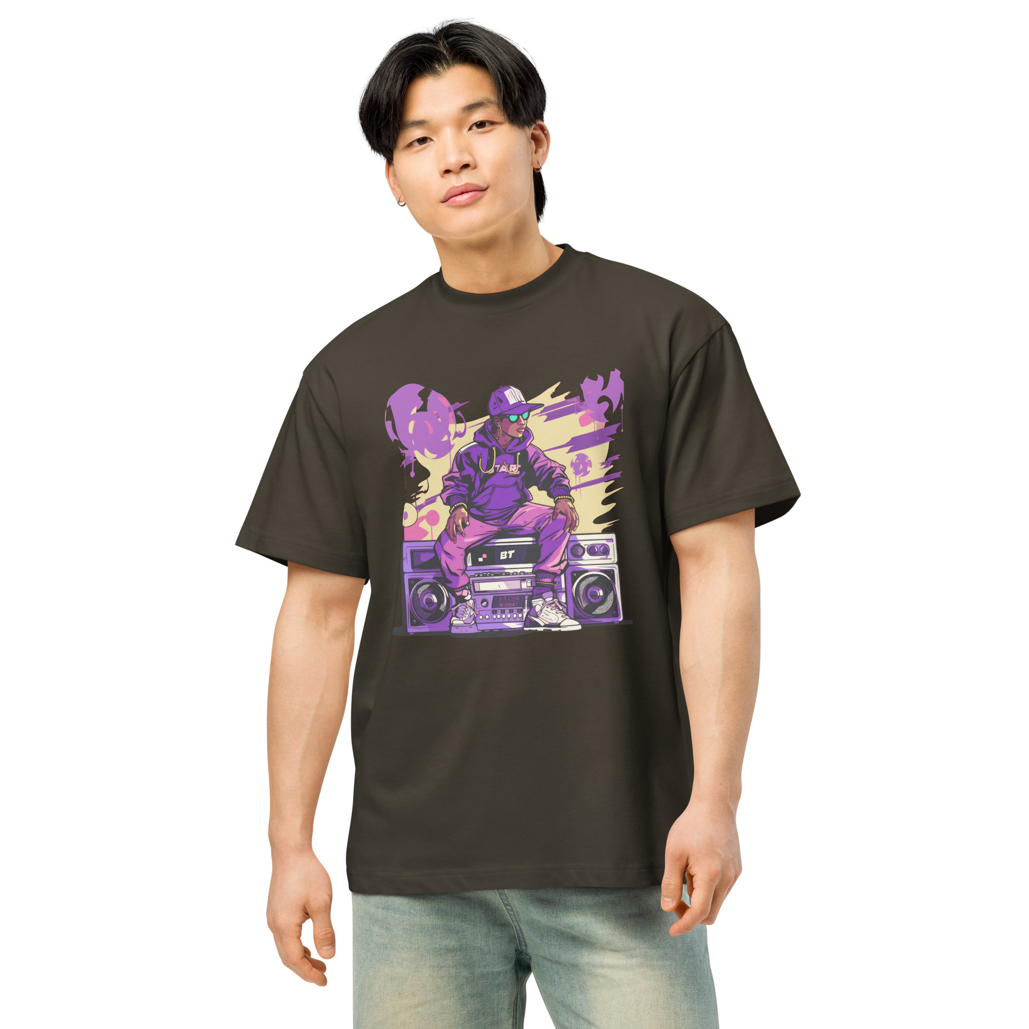 mens-box-tee-vintage-black-front-68a3f34828fbb.jpg Men’s box tee - Image 28